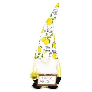 Rae Dunn Lemon-Themed Gnome Decoration